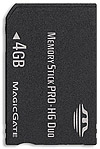 Memory Stick Pro-HG-geheugen (klein)