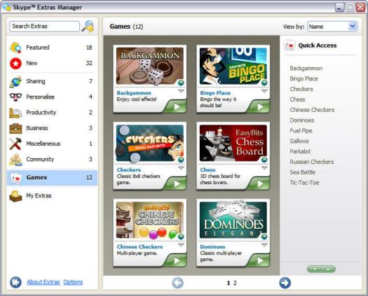 De Extras Manager in Skype voor Windows 3.0 (resized)