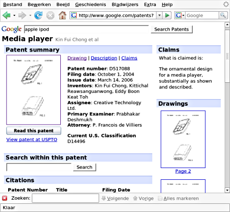 Google Patent Search