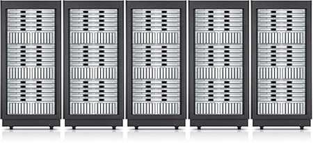 Rijtje Apple-servers