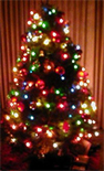 Kerstboom met Wii-verstorende lampjes