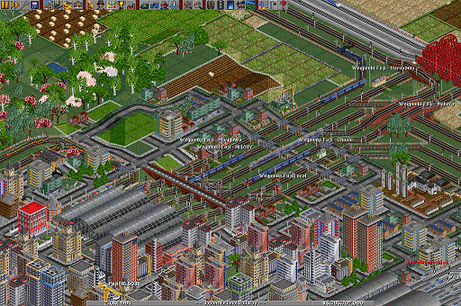 OpenTTD - screenshot van development