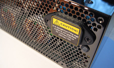 Cooler Master Real Power Pro 850W close-up stroomaansluiting