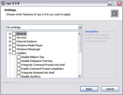 xpy 0.9.8 screenshot