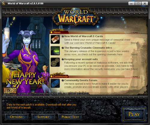 World of Warcraft updater
