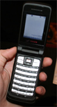 Telos-mobieltje met alfanumeriek toetsenbord