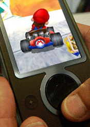 Mario op de Zune