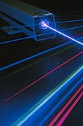 Blauwe laser