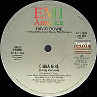 Bowie, China Girl, EMI