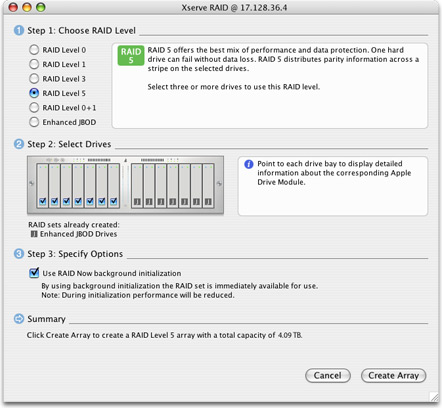 Apple Xserve RAID Admin Tools