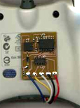 Xbox 360-controller met 'motion sensor mod'