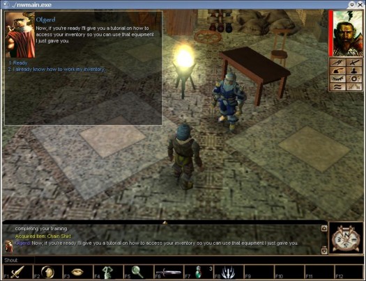 Neverwinter Nights onder Wine