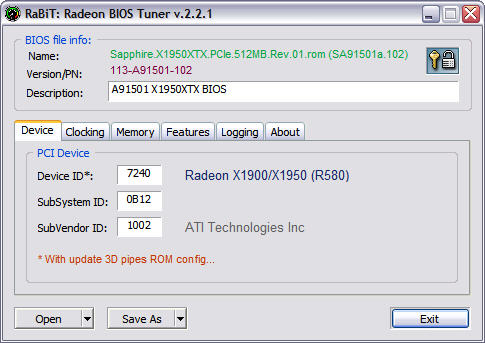 RaBiT 2.1.1 screenshot