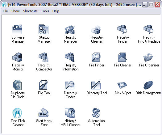 jv16 PowerTools 2007 1.7.0.358 beta 2 screenshot