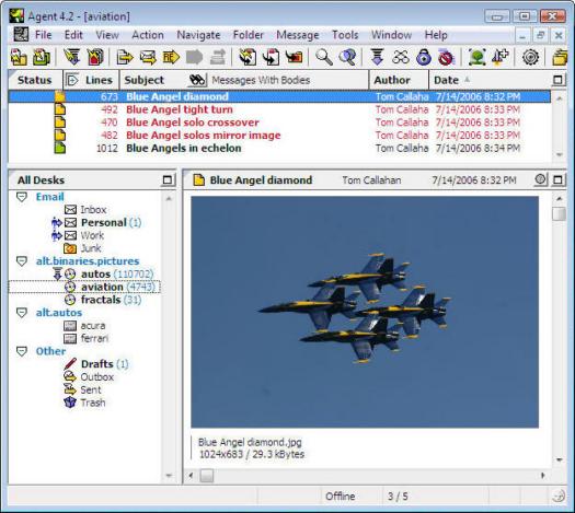 Forté Agent 4.2 screenshot (resized)