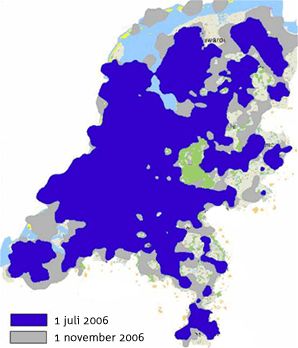 Dekking Mobiel Internet volgens KPN Dekking Mobiel Internet volgens KPN