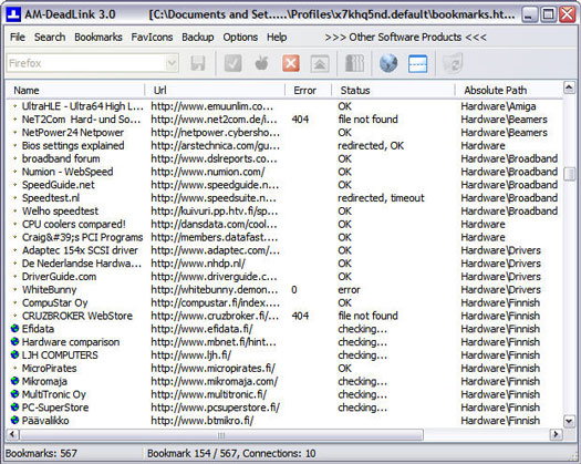 AM-DeadLink 3.0 screenshot (resized)