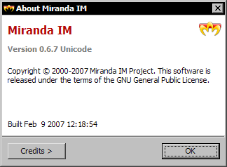 Miranda IM 0.6.7 - about