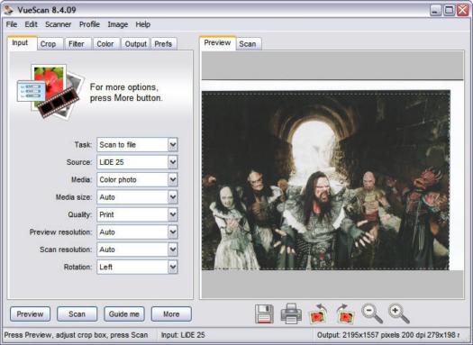 VueScan 8.4.09 screenshot (resized)