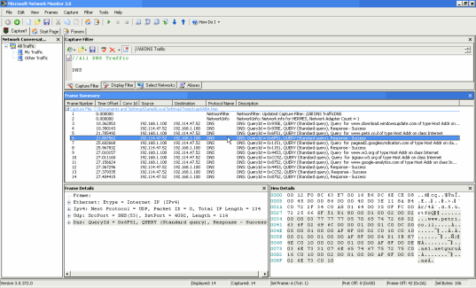 Microsoft Network Monitor 3.0 (klein)