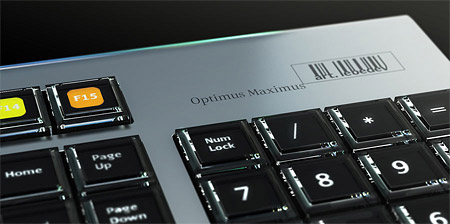 Art Lebedev Optimus Maximus-toetsenbord Art Lebedev Optimus Maximus-toetsenbord