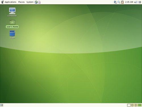 Gnome 2.18 - desktop (klein)