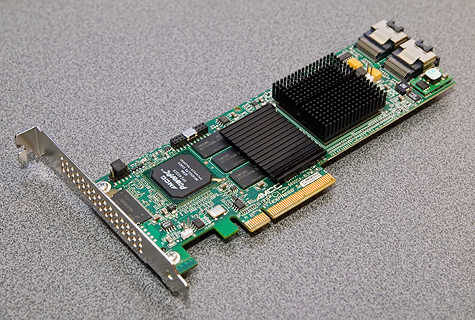 CeBit 2007: AMCC 3ware 9690SA-8I SAS RAID-adapter