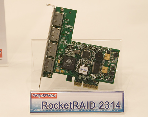 CeBIT 2007: HighPoint RocketRAID 2314