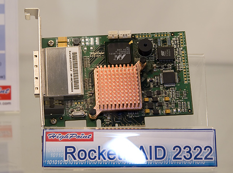 CeBIT 2007: HighPoint RocketRAID 2322