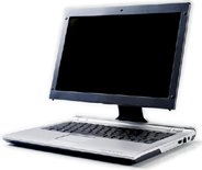 Intel-ontwerp van een laptop- en desktop-hybride (2006)