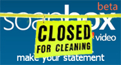 Microsoft Soapbox - 'closed for cleaning'