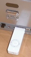 Ingeplugde iPod