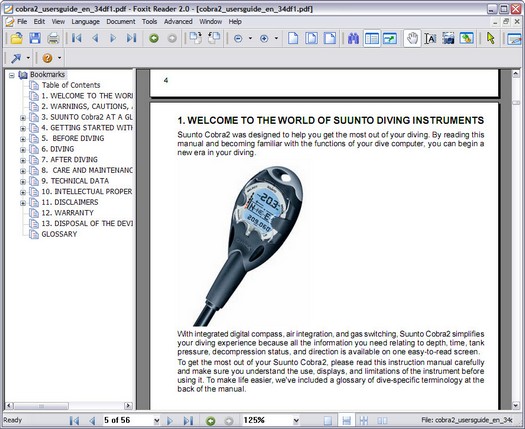Foxit Reader screenshot (resized)