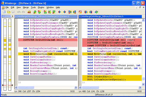 WinMerge 2.6.6 screenshot