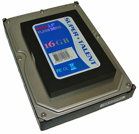 SuperTalent 16GB ssd