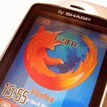 Firefox-logo op mobieltje