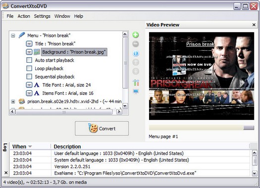 ConvertXtoDVD 2.2.0.251 screenshot (resized)