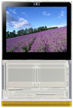 NEC's glazen substraat met lcd en dram