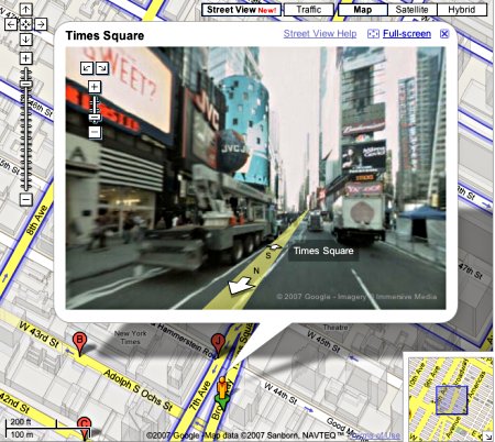 Google Street View Google Street View