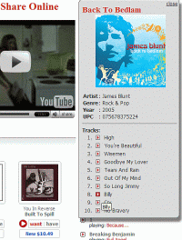 Lala.com-player met James Blunt