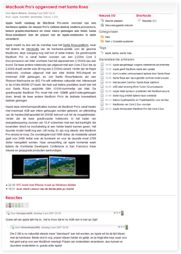 Nieuwe layout: nieuwsbericht