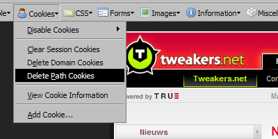 Web Developer Toolbar
