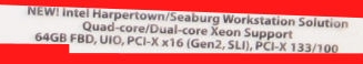 Intel-bord met sli-chipset