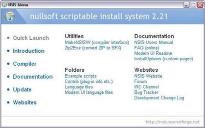 Nullsoft Scriptable Install System 2.21 screenshot (410 pix)