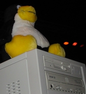 Tux op pc