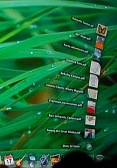 WWDC 2007: Mac OS X Tiger-desktop met Stacks