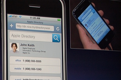 WWDC 07: iPhone-demonstratie