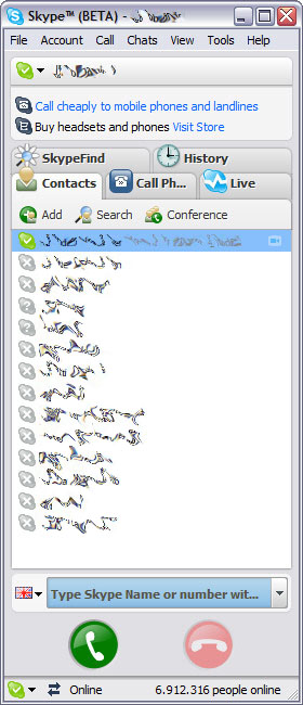 Skype for Windows screenshot