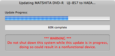Apple SuperDrive Firmware Update 2.1