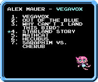 Vegavox - menu
